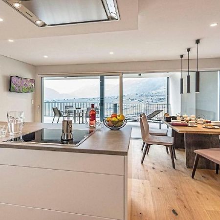 Ferienwohnung Penthouse Skygarden Schenna Exterior foto