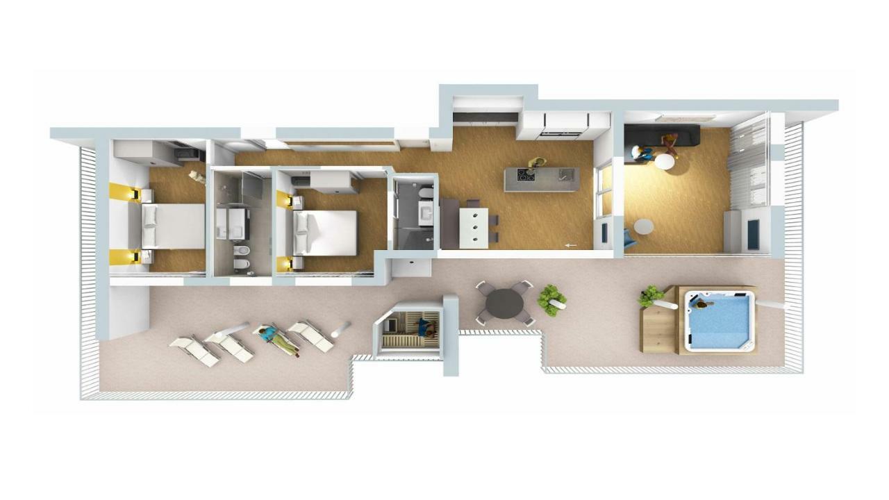 Ferienwohnung Penthouse Skygarden Schenna Exterior foto